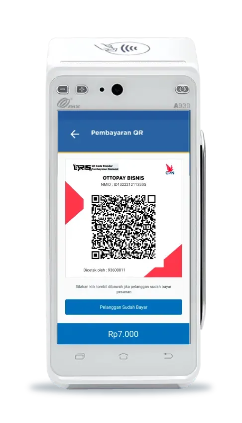 QRIS payment screen.