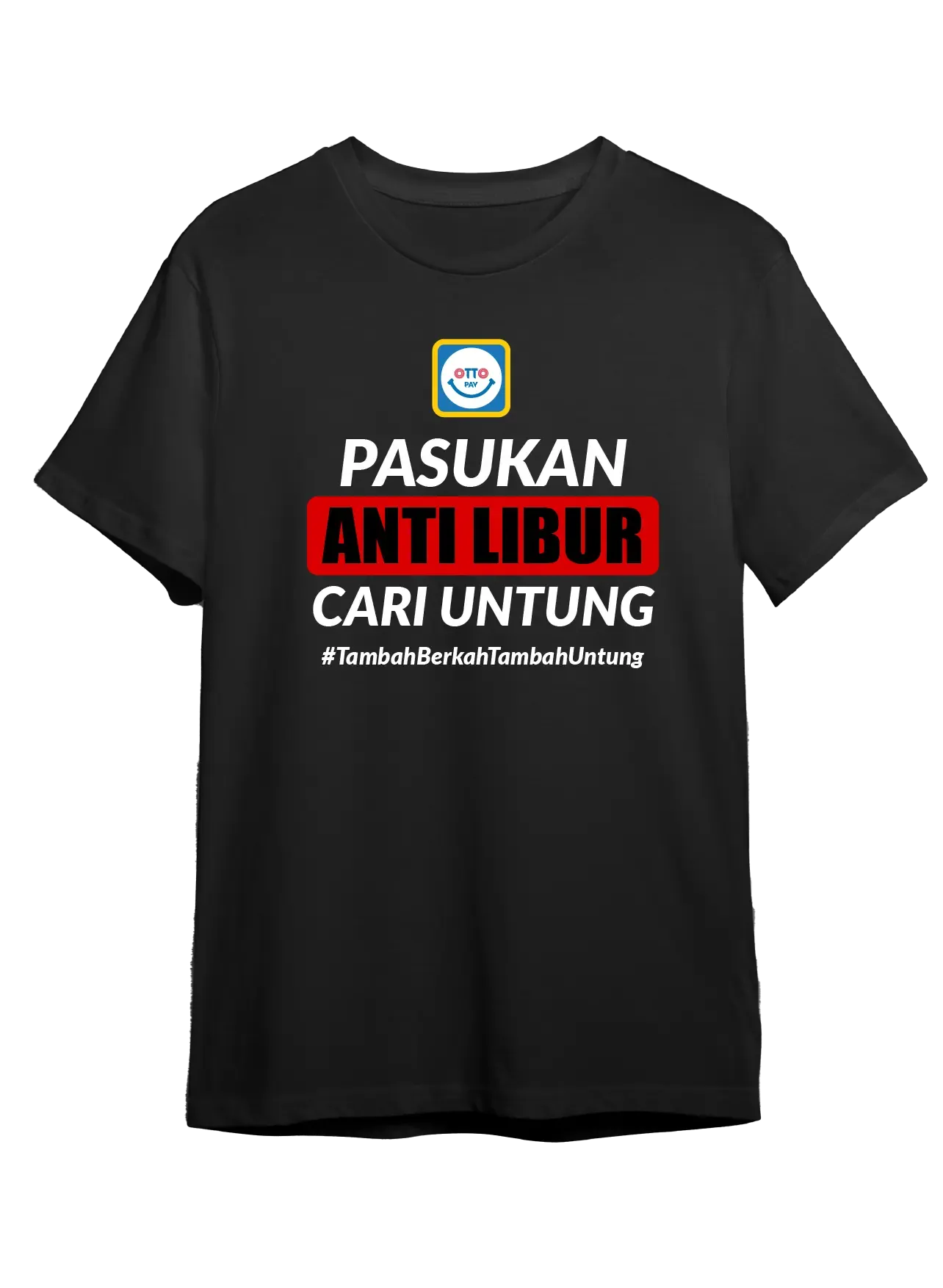 OttoPay campaign shirt, 2024. Screen print on combed cotton.